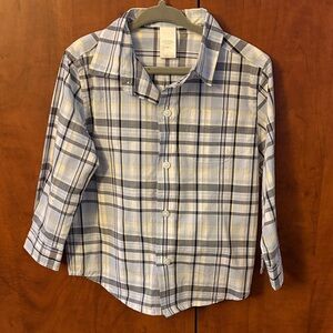 NWOT Janie and Jack Plaid Button Down